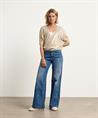 Marc Cain wide leg jeans siersteentjes Warri