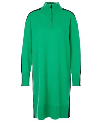 Marc Cain wollen jurk contrastbies