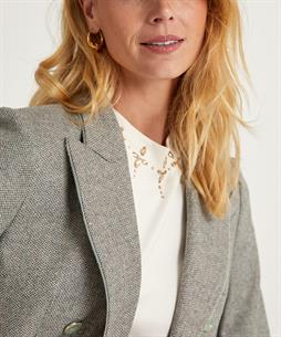 Marc Cain wolmix blazer visgraat