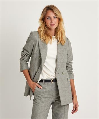 Marc Cain wolmix blazer visgraat