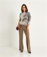 Marc Cain wolmix trui bloemenprint