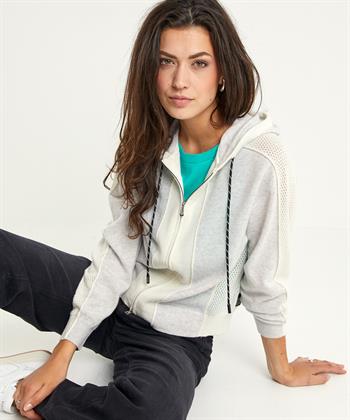 Marc Cain wolmix vest contrastbreisel