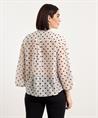 Marc Cain zijdemix blouse stippen
