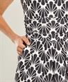 Marivie slinky jurk print