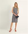 Marivie slinky jurk print