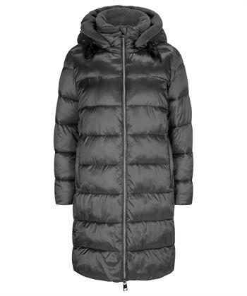 Milestone puffer jas fun fur capuchon