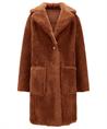 Milestone reversible fun fur jas Aloe