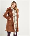 Milestone reversible fun fur jas Aloe