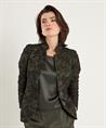 ML Collections blazer 3D flower metallic