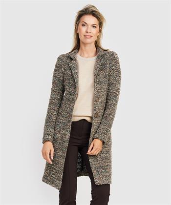 ML Collections blazer lang bouclé wolmix
