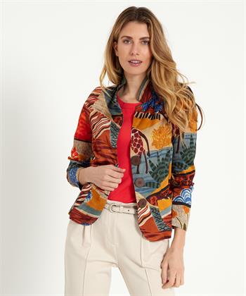 ML Collections blazer satijn fancy animal