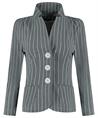 ML Collections blazer streep denim