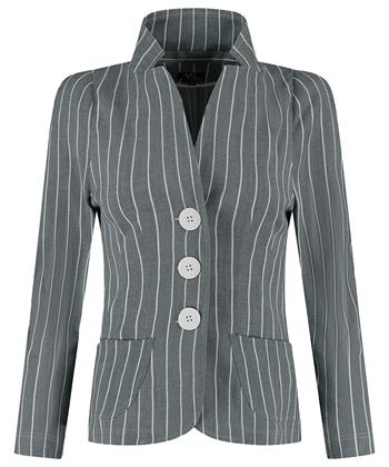 ML Collections blazer streep denim