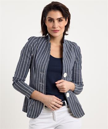 ML Collections blazer streep denim