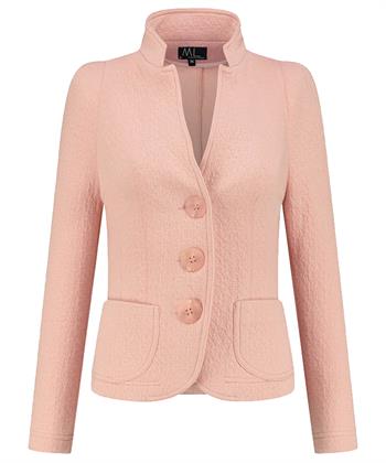 ML Collections jersey blazer structuur