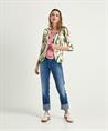 ML Collections slinky blazer tulp print