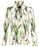 ML Collections slinky blazer tulp print