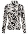 ML Collections structuur blazer bloemen zwart wit