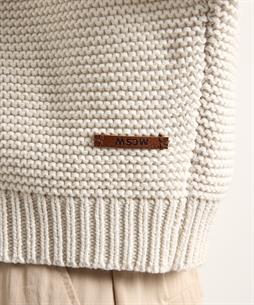 Moscow knit vest met capuchon Timmy