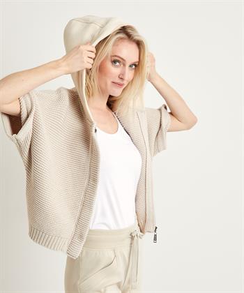 Moscow knit vest met capuchon Timmy