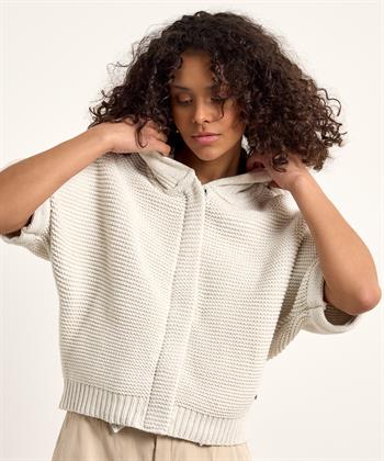 Moscow knit vest met capuchon Timmy