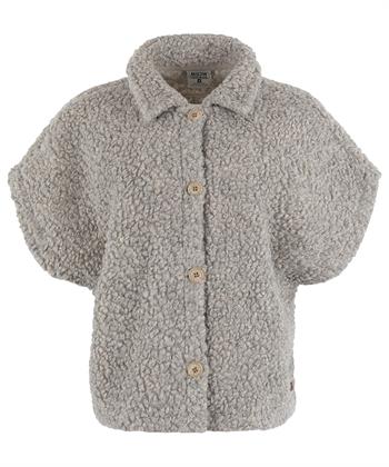 Moscow wolmix teddy vest korte mouw Pelle