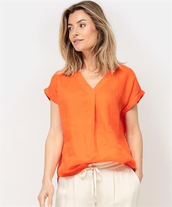 Nadine H. linnen V-hals top