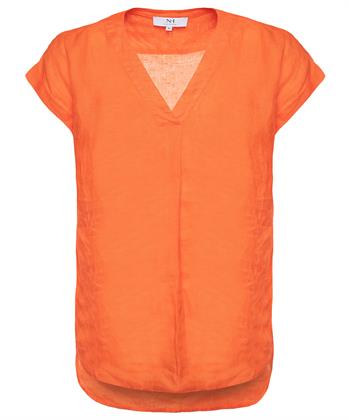Nadine H. linnen V-hals top