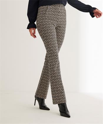 No Man's Land broek jacquard grafisch