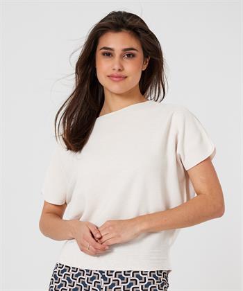 No Man's Land knit top korte mouw