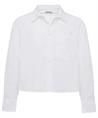 No Man's Land korte poplin blouse
