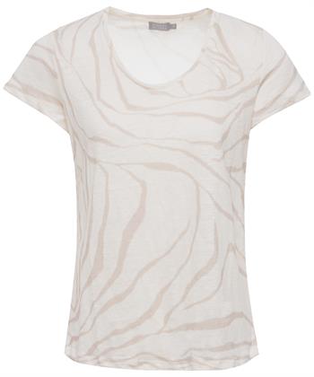 No Man's Land linnen shirt tijgerprint