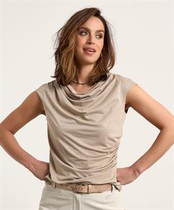 No Man's Land lurex top watervalhals