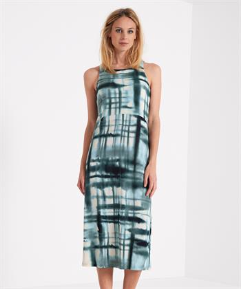 No Man's Land slinky jurk batik print