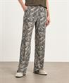No Man's Land slinky palazzo broek slangenprint