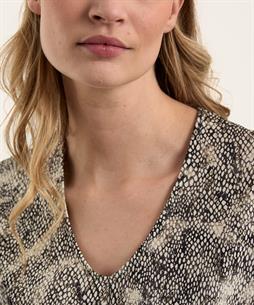 No Man's Land slinky shirt slangenprint