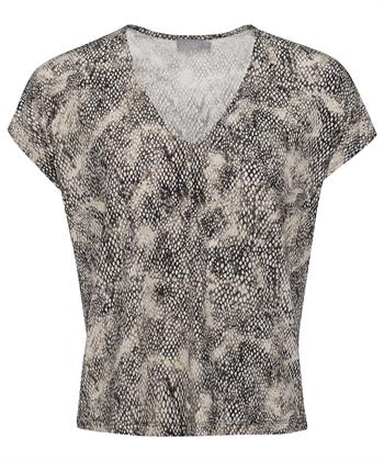 No Man's Land slinky shirt slangenprint
