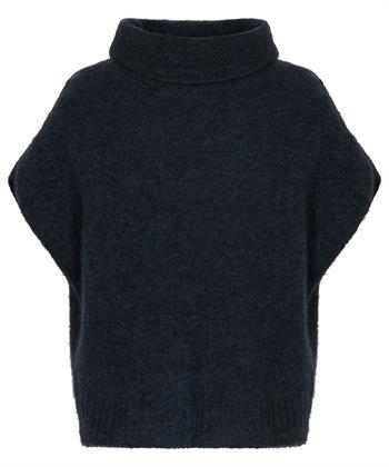 No Man's Land spencer aangeknipte mouw mohair