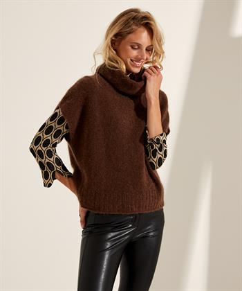No Man's Land spencer aangeknipte mouw mohair