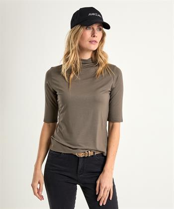 No Man's Land turtleneck shirt korte mouw
