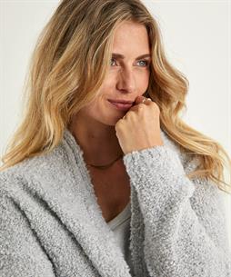 No Man's Land wolmix bouclé vestje kort
