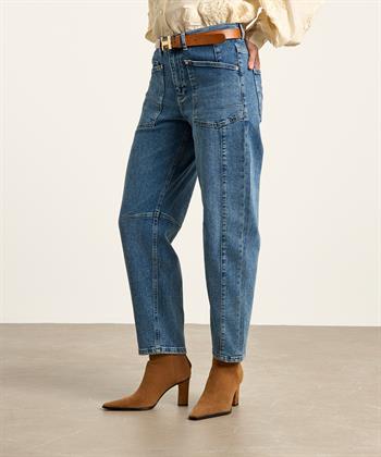OUI barrel leg jeans