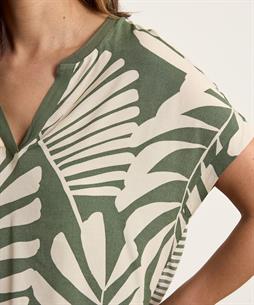 OUI blouse blad strepen