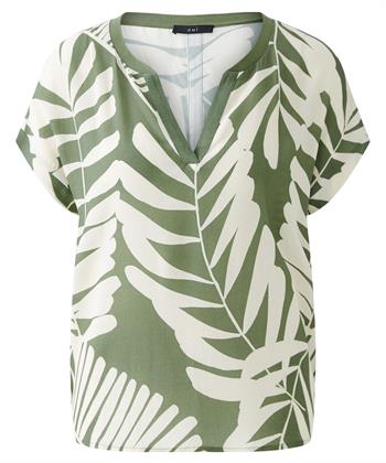 OUI blouse blad strepen
