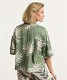 OUI blouse silky bladprint