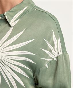 OUI blouse silky bladprint