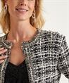 OUI bouclé blazervest lurex