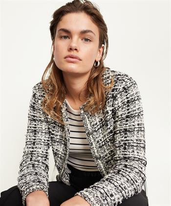 OUI bouclé blazervest lurex