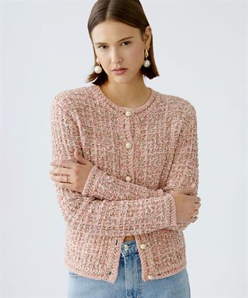 OUI bouclé blazervest lurex