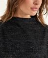 OUI bouclé lurex top